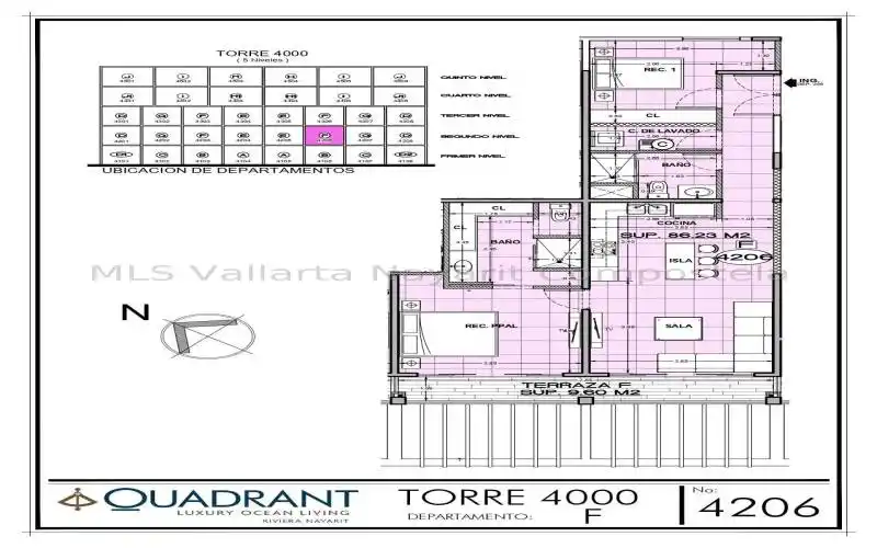 TORRE 4000-DEPTO F.4206