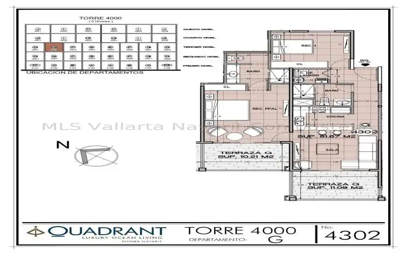 TORRE 4000-DEPTO G.4302