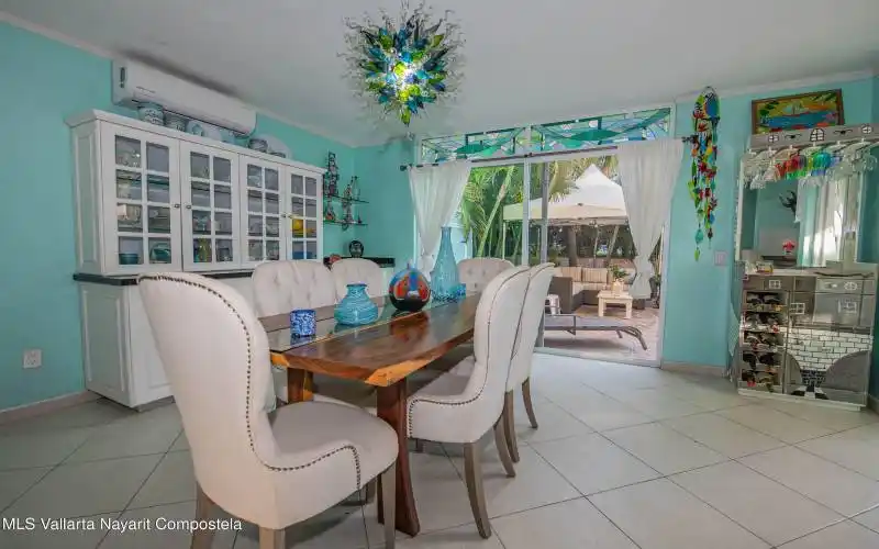 Dining room to patio