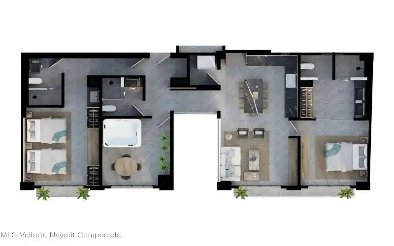 Model 3 Floor plan B