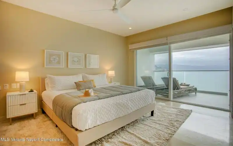 View Master Bedroom Toward Balcony