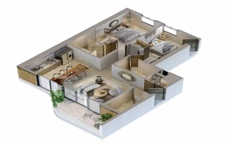 28. EVA - 05 UNITS (2 BEDROOMS - 3 BATHS