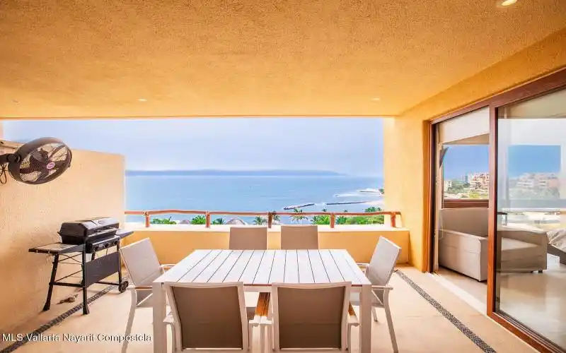 Terraza vista mar