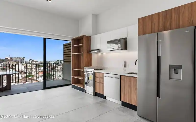 Kitchen + View