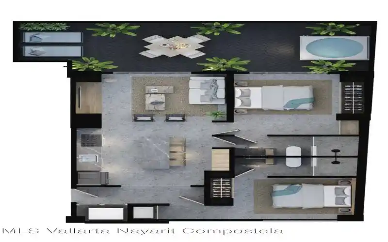 Model 1 floor plan
