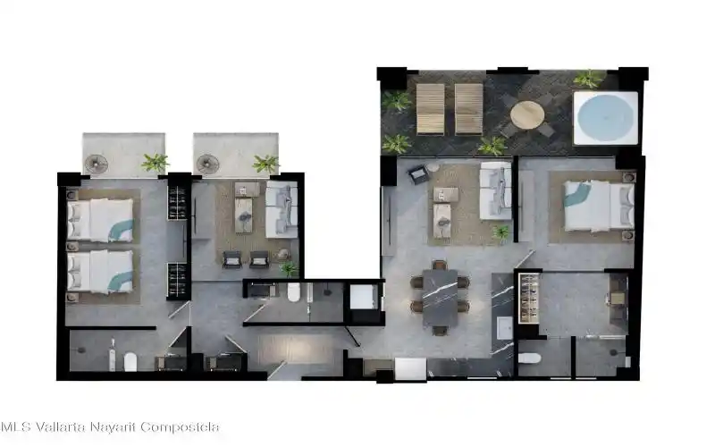 Model 4 Floor plan