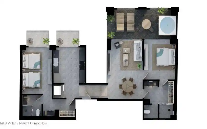 Model 6 Floor plan