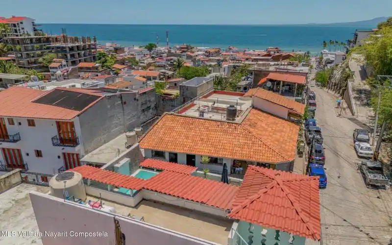 Drone Rooftip Ocean View