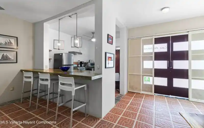 Casa Mandarina Kitchen view