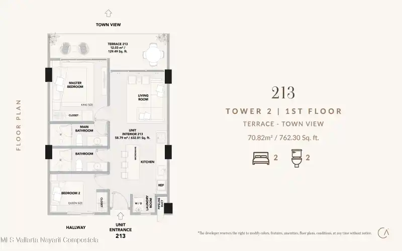 22A Av. Revolucion, Riviera Nayarit, NAYARIT, 2 Bedrooms Bedrooms, ,2 BathroomsBathrooms,Condo,For Sale,Av. Revolucion,39189