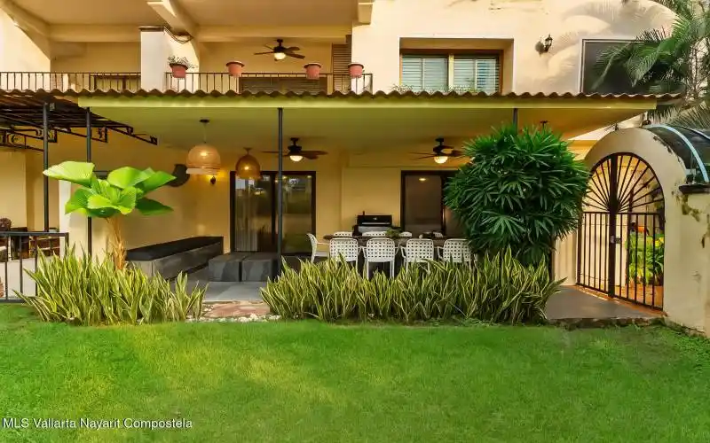 Terraza verde