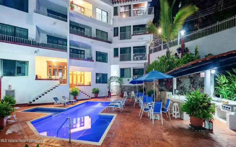 Pool at Night
