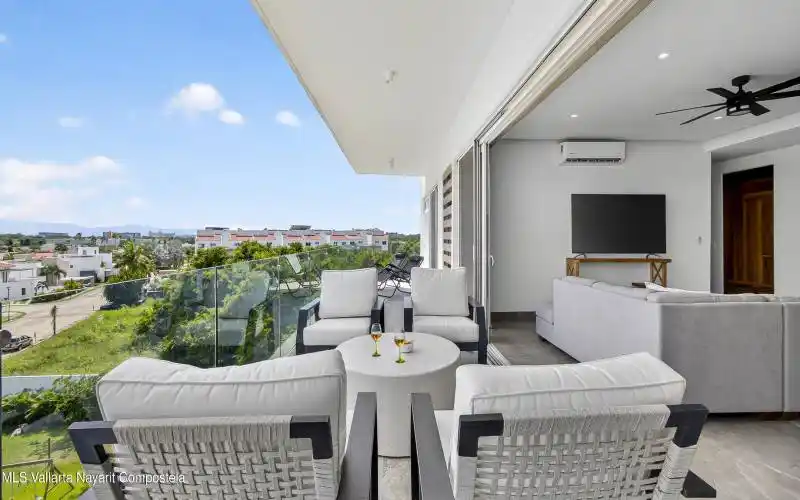 Front balcony view