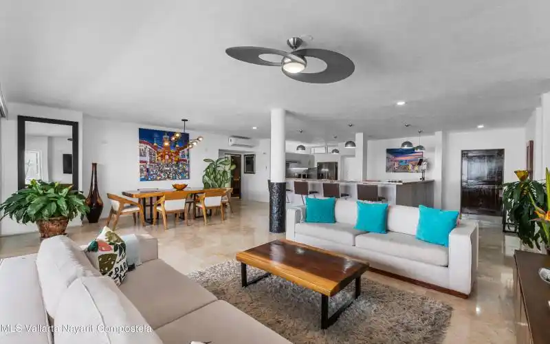 All Open Floor Plan