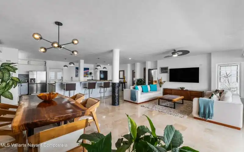 All Open Floor Plan