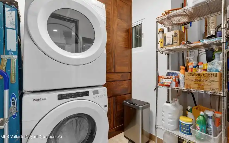 Laundry + Storage Room