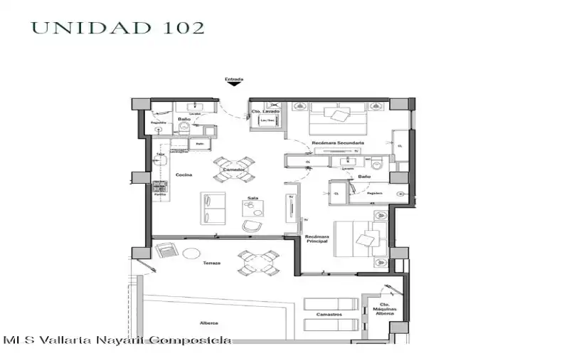 240-A Lazaro Cardenas, Riviera Nayarit, NAYARIT, 2 Bedrooms Bedrooms, ,2 BathroomsBathrooms,Condo,For Sale,Lazaro Cardenas,40347