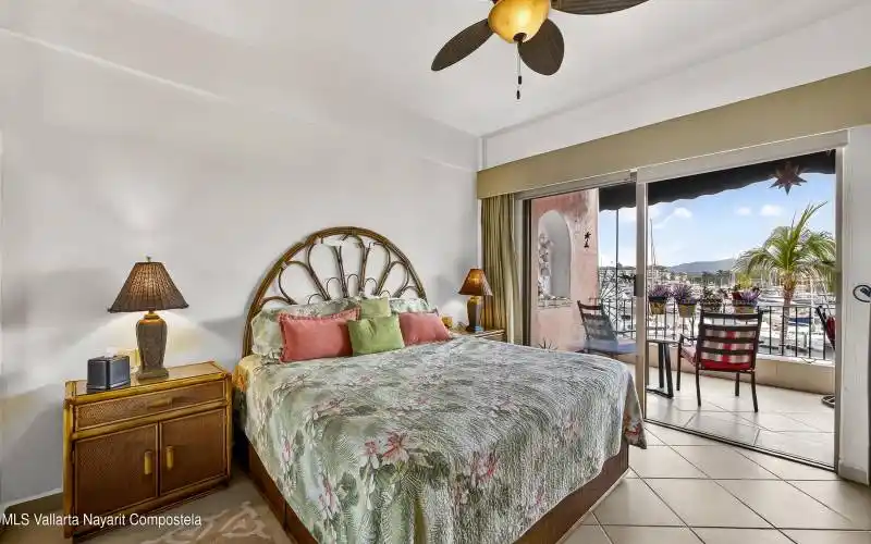 Principal bedroom to terrace