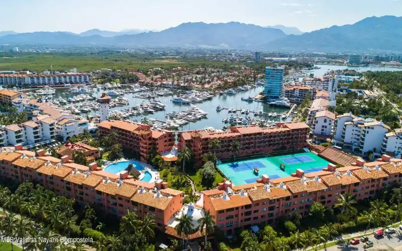 Puesta del Sol complex from air