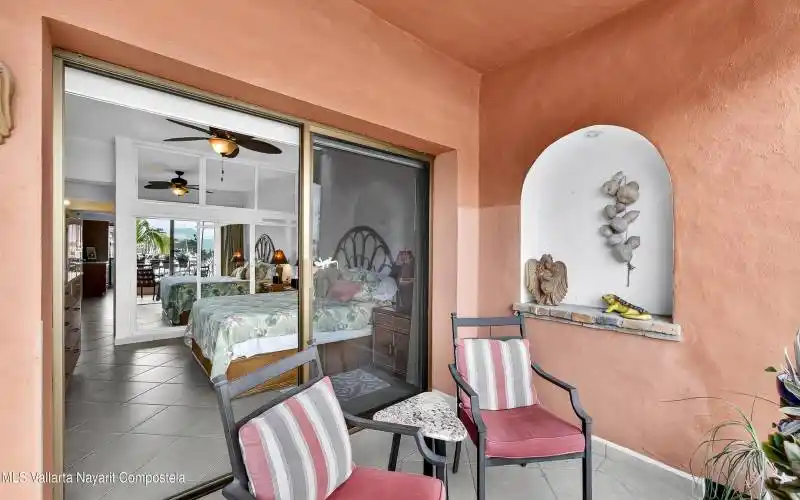 Terrace off Principal bedroom