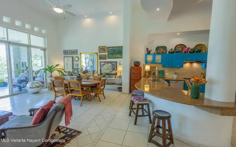 DINNING AREA AND KITCHEN