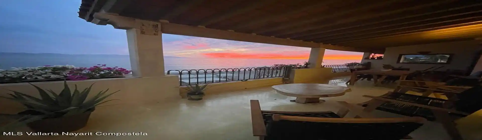 Beachfront Covered Balcony
