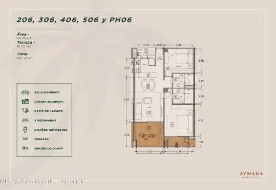 113 Berlin, Puerto Vallarta, JALISCO, 2 Bedrooms Bedrooms, 0 ,2 BathroomsBathrooms,Condo,For Sale,Berlin,0,42659