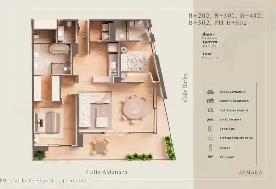 113 Berlin, Puerto Vallarta, JALISCO, 2 Bedrooms Bedrooms, 0 ,2.5 BathroomsBathrooms,Condo,For Sale,Berlin,0,42663